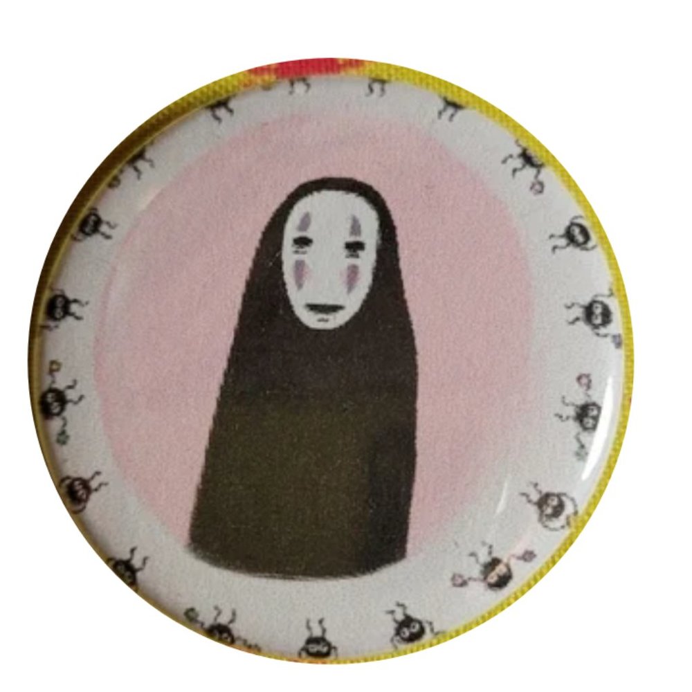 No face soot sprite 1.5" pin badge